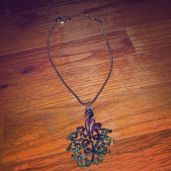 Betsey Johnson Jewelry - peacock neckless 🤐 Betsey Johnson Jewelry - peacock neckless 🤐